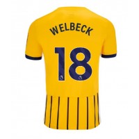 Stroje piłkarskie Brighton Danny Welbeck #18 Koszulka Wyjazdowej 2024-25 Krótki Rękaw